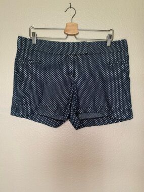 Outback Red size 12 Women's Navy Polka Dot Shorts